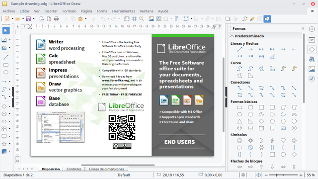 Captura de Libreoffice